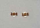 Tiffany & Co. Vintage Sterling Silver 14K Yellow Gold Sapphire Disc Earrings — photo 6