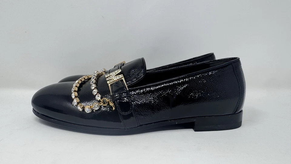 Mocasines Moschino de cadena negros para mujer talla 8 EE. UU. / 38EU Foto 3 de 4