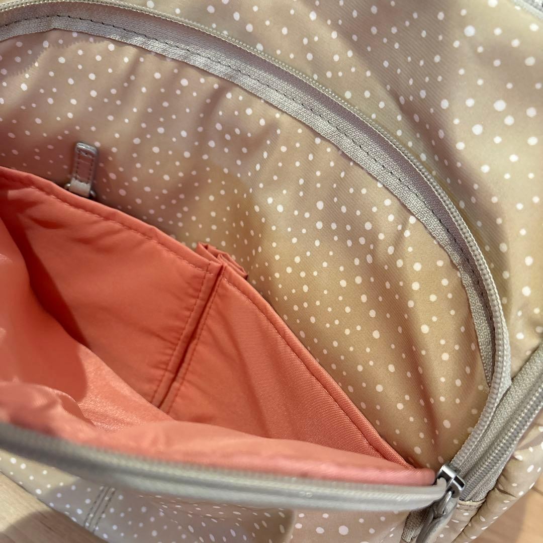 Kanana Project Backpack Dot Pattern Beige ACE wit… - image 5