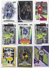 D.K. Metcalf , 18 Different Card Lot  / 2 RC's + Inserts  /  Pittsburgh Steelers