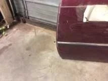 98 99 00 MERCEDES BENZ C230 C43 REAR LEFT DRIVER DOOR SHELL | BURGUNDY Foto 3 de 4