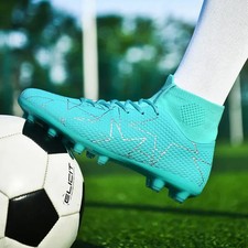 Men s Breathable Football Shoes All-Season Indoor/Outdoor Cleats