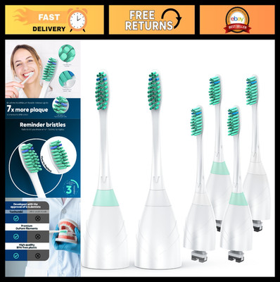 Replacement Toothbrush Heads Compatible with Sonicare Electric Brush, 6 Pack