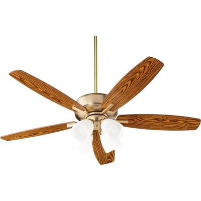 Breeze - 5 Blade Ceiling Fan in Quorum Home Collection style - 52 inches wide by
