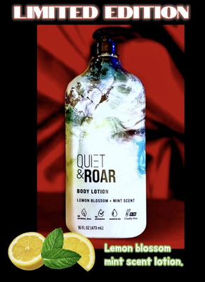 #ad Quiet amp; Roar Body Lotion Lemon BLOSSOM amp; MINT 16oz skin sense Remedy Ltd Edition $13.99