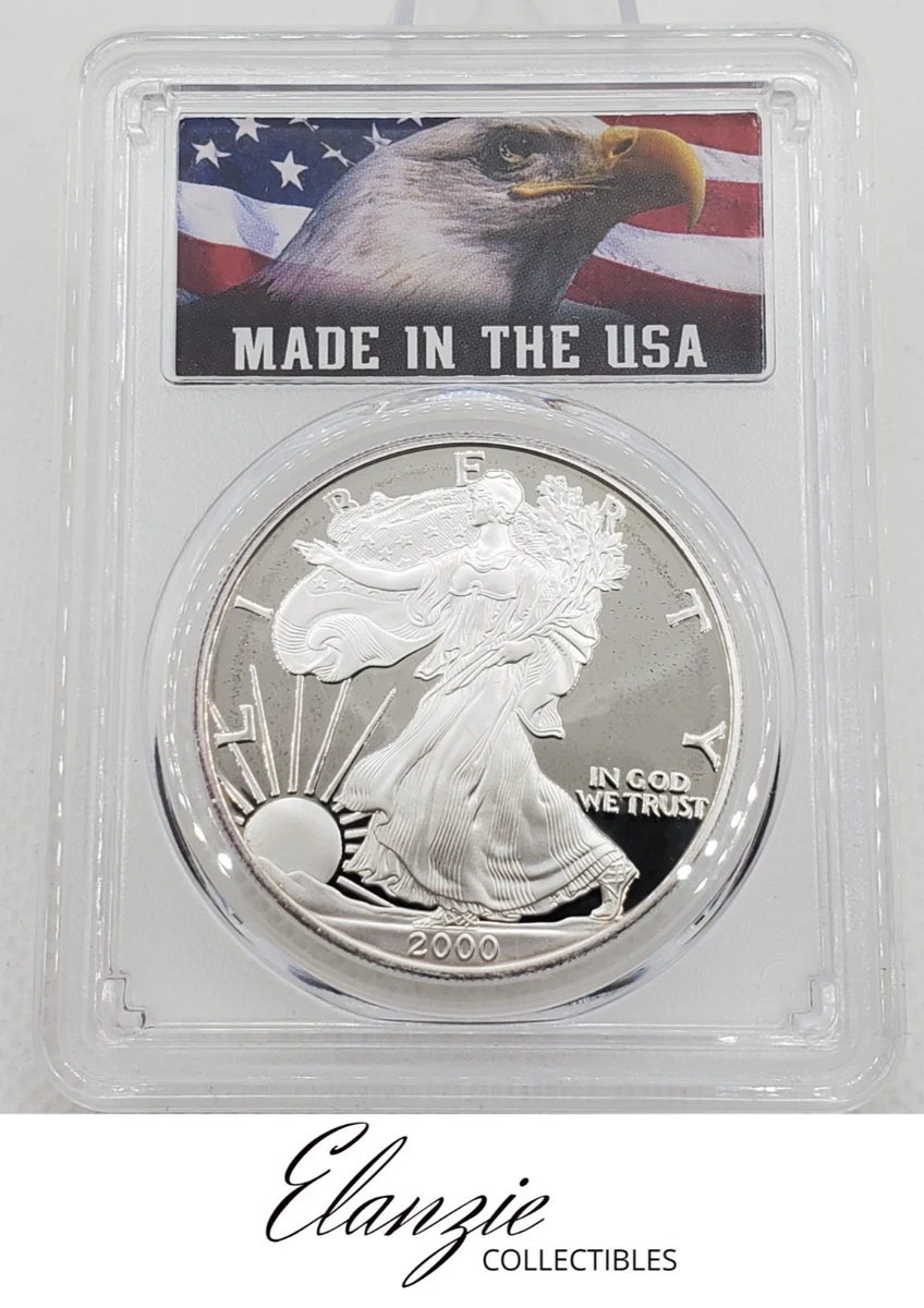 American Eagle PR 70 Graded 2000 Silver Bullion Coins for sale | eBay