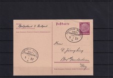 AW680) Deutsches Reich Ganzsache gelaufen mit Stempel Deutsche Seepost Ostasien