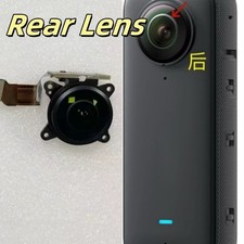 for Insta 360 X3 Rear Back Lens Parts with Glass Camera Replacement Accesorries