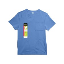 Scrubstar Unisex Core Essentials V-Neck Scrub Top Ciel Blue XL