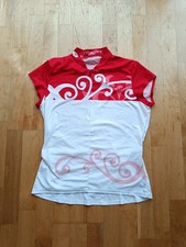Damen Fahrradtrikot von Sugoi – Rot/Weiß – Größe M