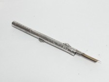 VICTORIAN COMBO STERLING SILVER PROPPELLING PENCIL DIP PEN, FOUNTAIN PEN, CUT ER
