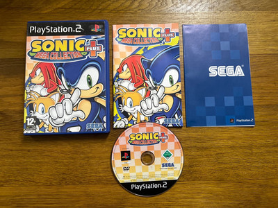 Ps2 Playstation 2 Sonic Mega Plus Sammlung Die Disc ist perfekt mit Booklet