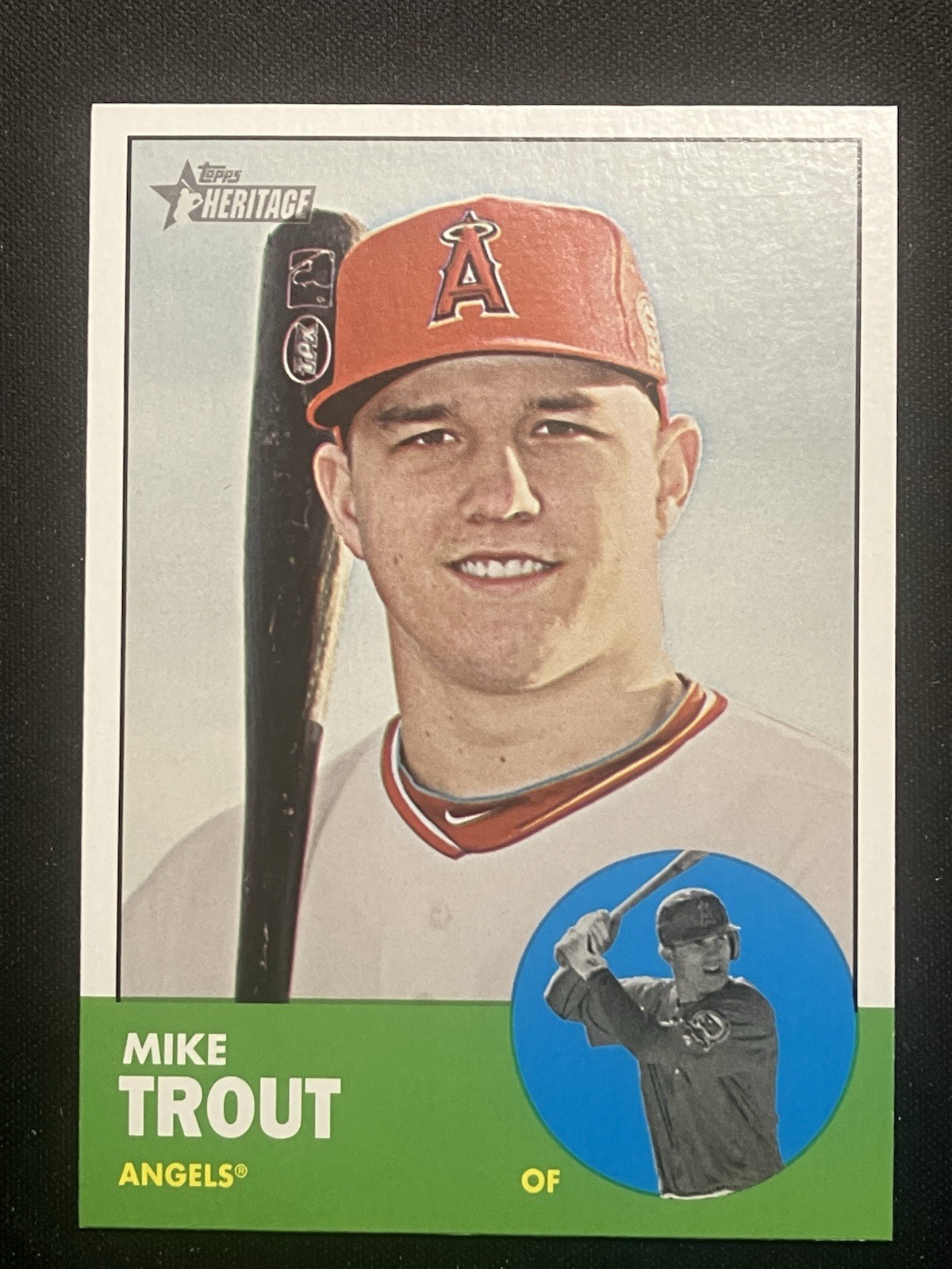 Mike Trout 207 ⚾️ 2012 topps Heritage LA Angels Anaheim 🔥
