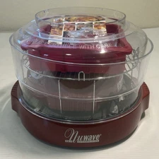 Nuwave 20337 Pro Infrared Oven Cinnamon Red with Extender Ring 1500W - NEW