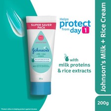 Johnson's Milk Rice Baby Cream 200g