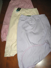 3 Pr. Vanity Fair Perfectly Yours Classic Cotton Briefs Sz. 10  3XL  NWT