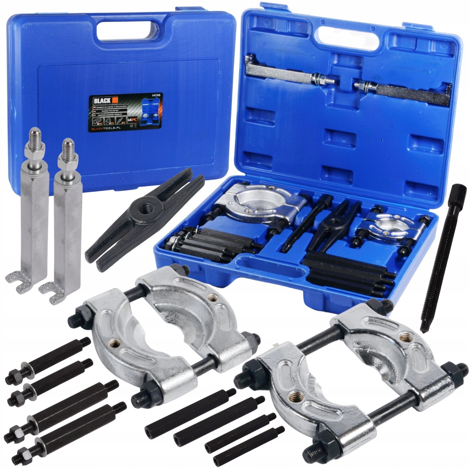Set Estrattori Cuscinetti 14 Pezzi Separatore per Cuscinetti Interni/Esterni 5T