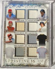 2025 LEAF IN THE GAME USED SPORTS ROSE BENCH SCHMIDT REGGIE 16 RELICS 1/12 READ!