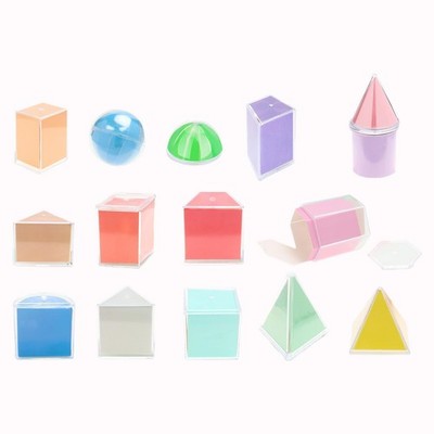 3D Geometric Shapes 3D Shapes Geometric Geometric Shapes Blocks Set