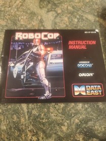 Sistema de entretenimiento RoboCop Nintendo 1988 NES vintage con manual 