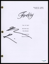 Morena Baccarin "Firefly" AUTOGRAPH Signed Full 'Out of Gas' Episode Script ACOA