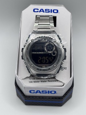 CASIO MWD-100HD-1B Digital Stainless Steel Sport Style Men's Watch | Quartz Move