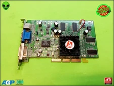 ATI RADEON 9100 128MB DDR VIDEO CARD AGP VGA DVI