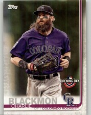 2019 Topps Opening Day Charlie Blackmon #19 Colorado Rockies
