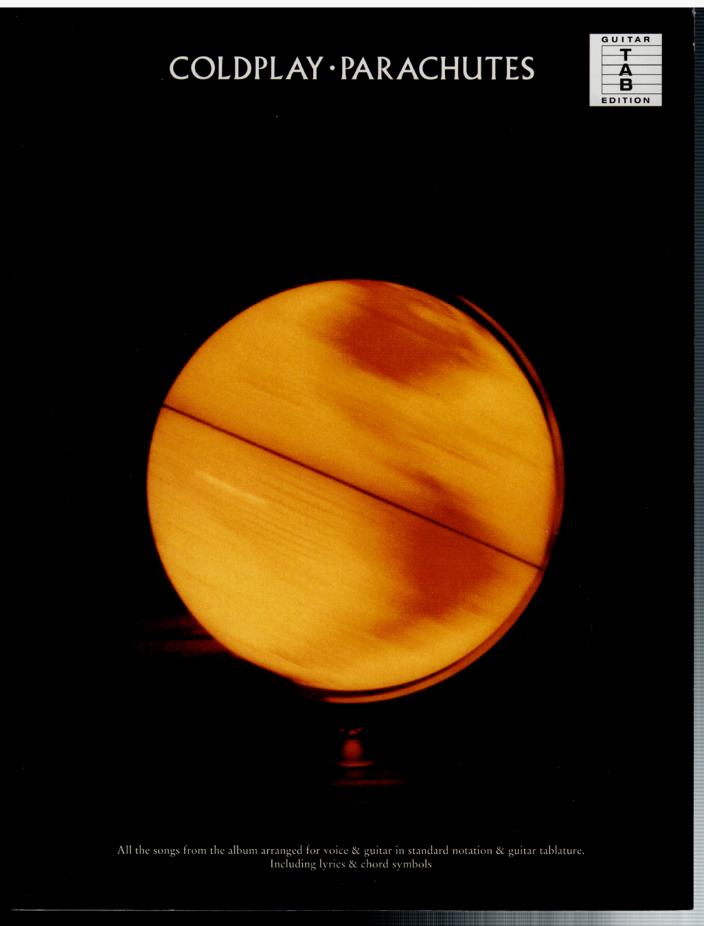 Coldplay - Parachutes ; Guitar TAB Edition / Bound Sheet Music Book