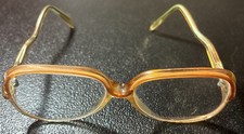Vintage Givenchy Apricot Ombr  Large Frame Made in France 70  s 80  s Eye Glasses