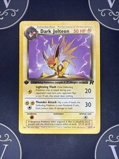 dark jolteon pokemon card Pokmon Dark Jolteon TCG 1st Edition Card 38/82