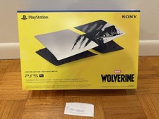 PlayStation 5 PRO Console Cover Marvel  s Wolverine Battle Silver Ready To Ship  