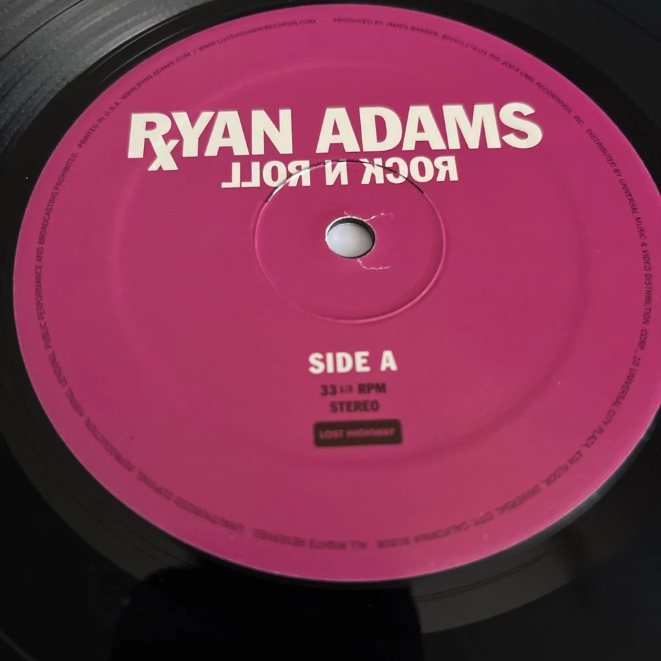 RYAN ADAMS Rock n Roll NM Vinyl LP - 2003 Limited Ed First Press B0001376-01 - Image 3 of 4