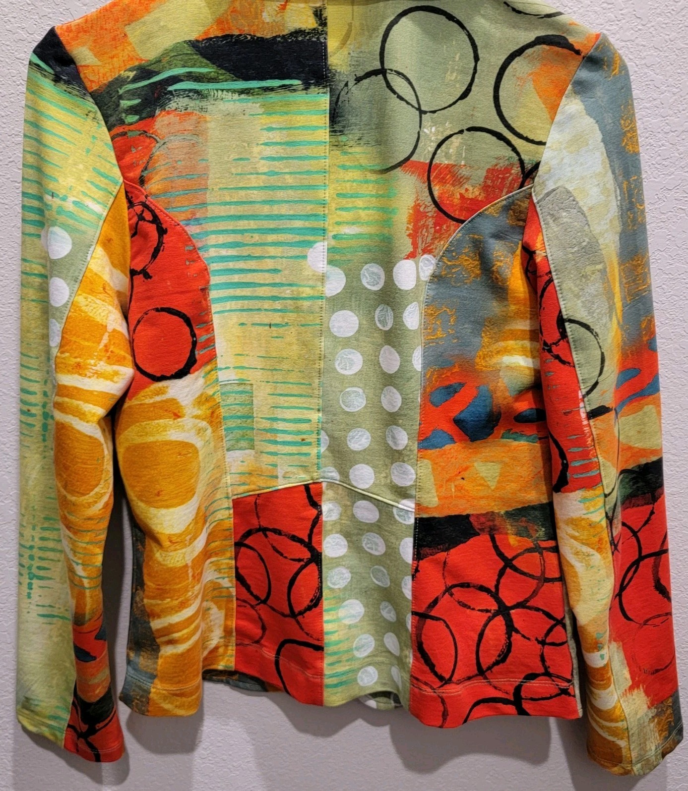 Simply Art By Dolcezza Jacket  Multi Abstract, X … - image 5