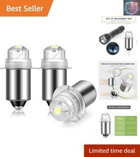 30 Lumen 3-Volt LED Replacement Flashlight Bulbs Torch Bulb with 10 Lifespan...
