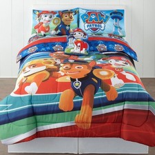 NEW NICKELODEON PAW PATROL TWIN/FULL BED SET COMFORTER AND SHAM 72" X 86"