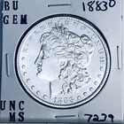 1883 O BU GEM MORGAN SILVER DOLLAR UNC MS+++ U.S. MINT RARE COIN 7239