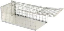 MAUSFALLE Käfig Falle 23x10x11 cm mit Federmechanismus FI99537