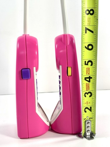Vintage 1997 Mattel Barbie Walkie-Talkies Pink MODEL #BE100 TESTED WORKING!! EUC - Picture 14 of 14