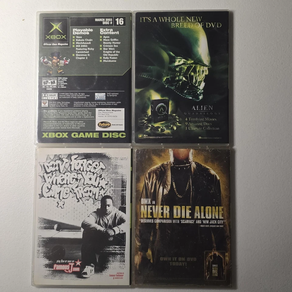 Vintage Official Xbox Magazine Demo Discs Lot Vexx Project Gotham Sudeki Breakdo - Image 2 of 4