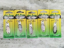 5X LUHR-JENSEN Cast Champ Original Mr. Champ 1/2 oz. CHROME/SILVER PRISM Lures