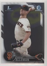 2016 Bowman Draft Chrome Draft Picks Justin Alleman #BDC-71 00jz