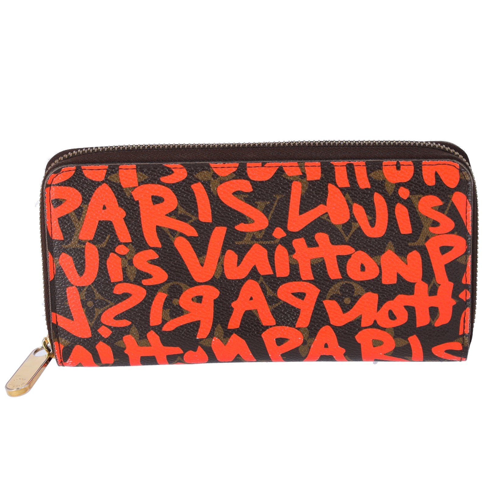 Louis Vuitton Zippy Wallet Brown Monogram Graffiti M93711 Orange Louis Vuitton Zippy Wallet Brown Monogram Graffiti M93711 Orange