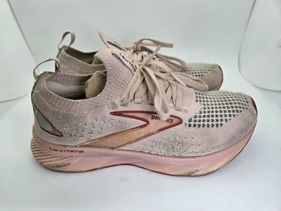 Brooks Levitate StealthFit 6 Shoes Women's 6 B Peach Whip Pink Running Sneakers