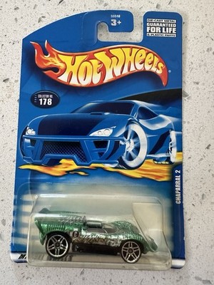 Hot Wheels 2001 Chaparral 2 Green and Black w/Silver 5 Spoke Wheels A24