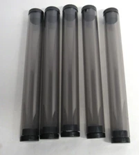 LOT of 5 CIGAR Storage Tubes - Holds small to medium size pens