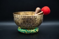 Full Moon Singing Bowl-10.5 inches Tibetan Singing bowl From Nepal-Holistic Bowl