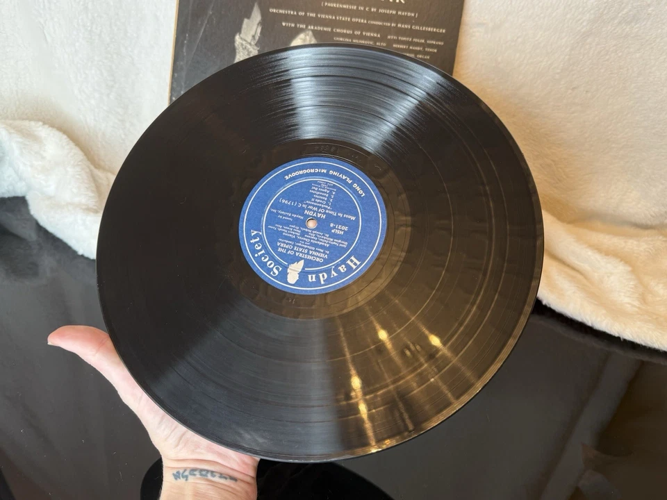 1950 Joseph Hadyn Mass In Time Of War Haydn Society Vinyl Record HSLP-2021 - Image 3 of 4