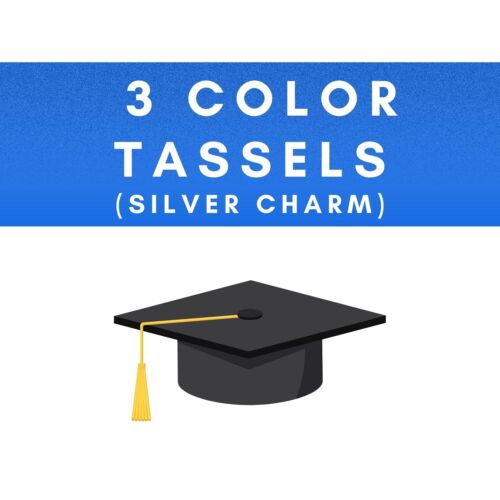 Class Act Graduation Graduation Tassel - 2019-2022 - Silver Charm - 3 Color - Picture 1 of 236