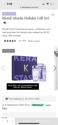 Kerastase Blond Absolu BAIN LUMIÈRE FONDANT CICAFLASH THERMIQUE CICAPLASME